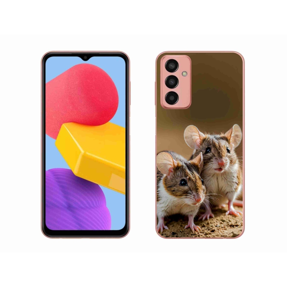 Zselés borítás mmCase Samsung Galaxy M13 készülékhez - egér duó