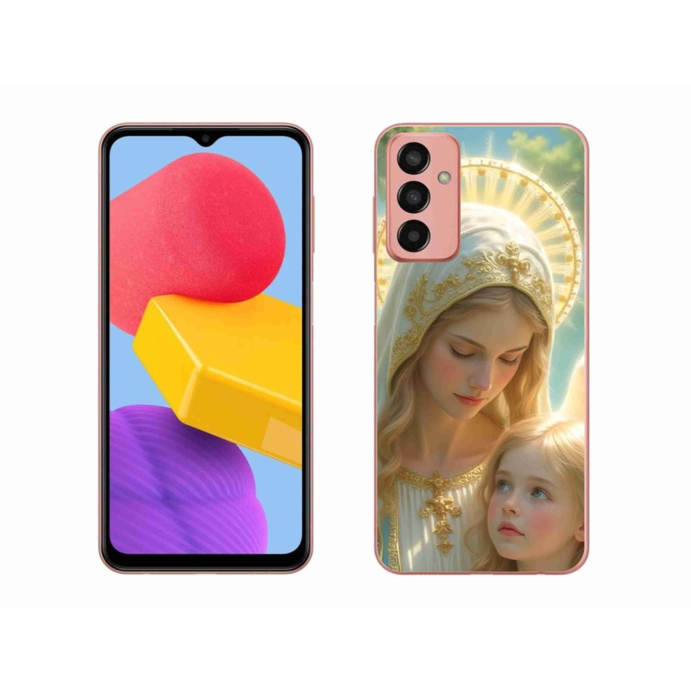 Gél borító mmCase Samsung Galaxy M13 - vallási motívum 2