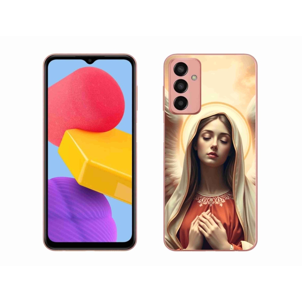 Zselés borítás mmCase Samsung Galaxy M13 készülékhez - vallási motívumok