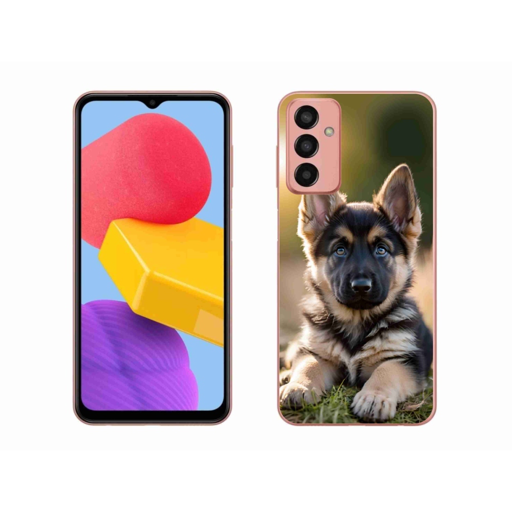 Gél borítás mmCase Samsung Galaxy M13 készülékhez - Német juhászkutya a természetben