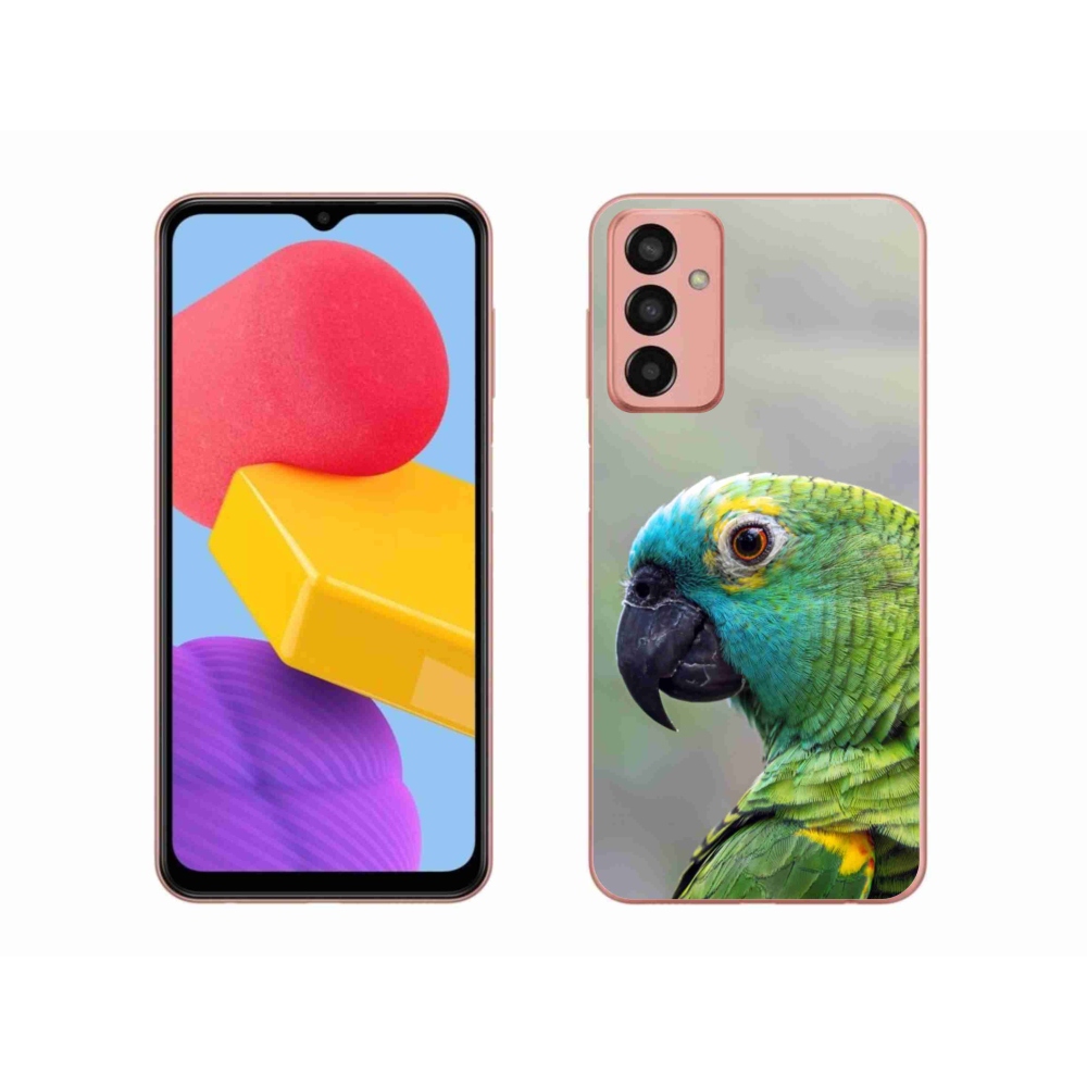 Zselés borítás mmCase Samsung Galaxy M13 készülékhez - papagáj amazon
