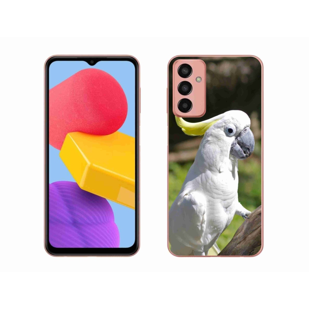 Gél borítás mmCase Samsung Galaxy M13 készülékhez - papagáj kakadu 2