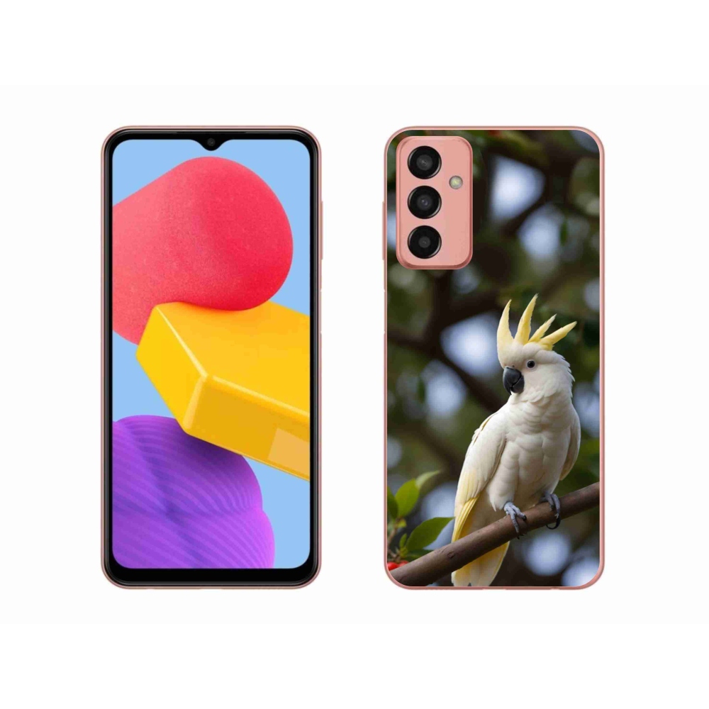 Gél borítás mmCase Samsung Galaxy M13 készülékhez - papagáj kakadu 3