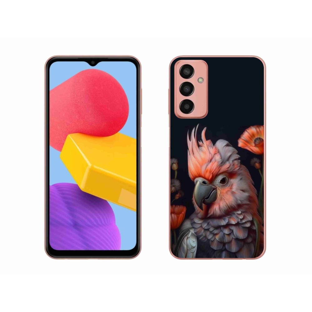 Gél borítás mmCase Samsung Galaxy M13 készülékhez - papagáj kakadu színekben