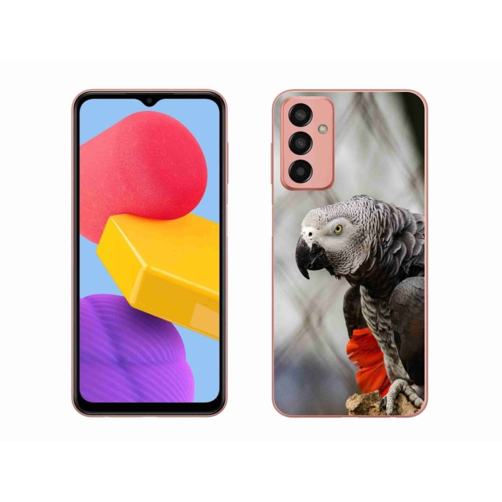 Zselés borítás mmCase Samsung Galaxy M13 készülékhez - papagáj jacko 3