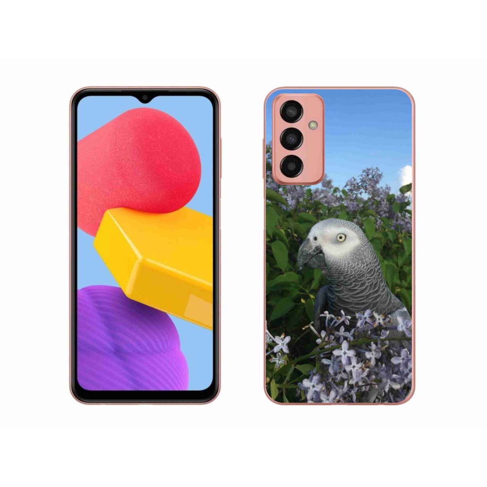 Gél borítás mmCase Samsung Galaxy M13 készülékhez - papagáj jacco
