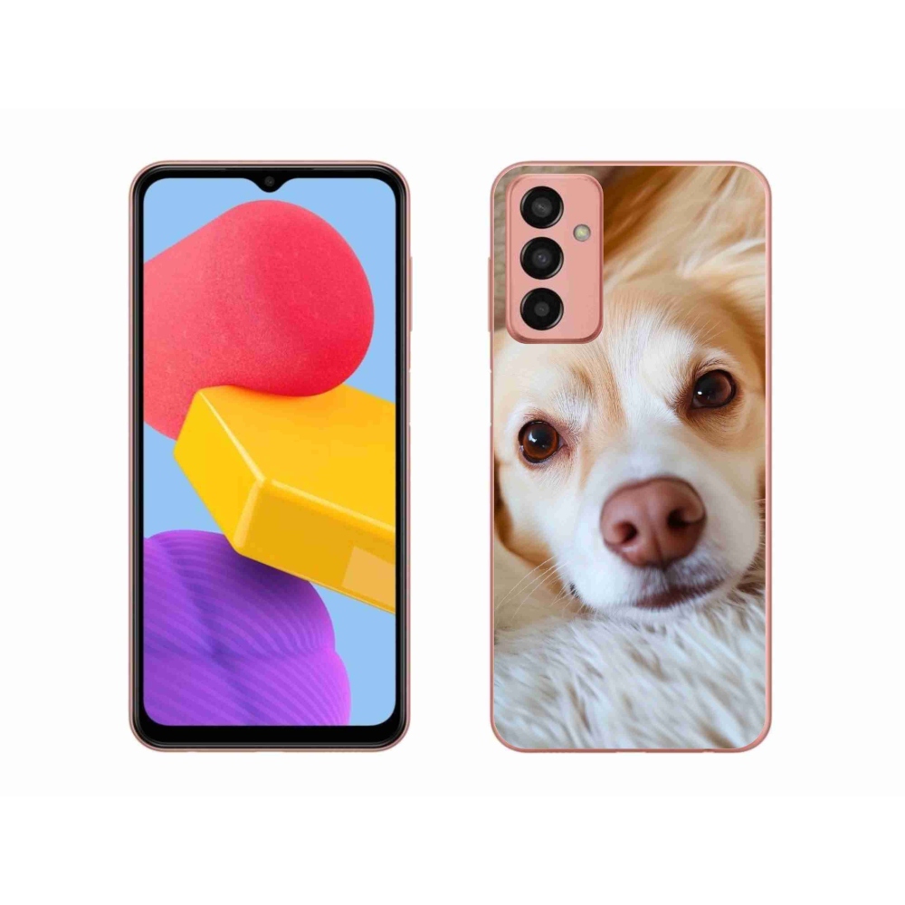Gél borító mmCase Samsung Galaxy M13 készülékhez - Aranyos csivava