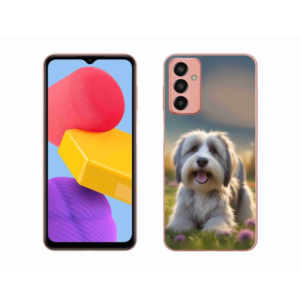 Gél borítás mmCase Samsung Galaxy M13 készülékhez - aranyos Havanna kutya