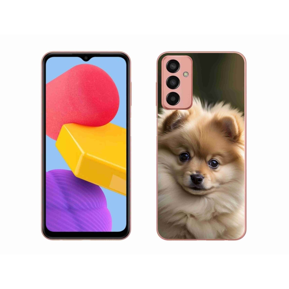 Gél borítás mmCase Samsung Galaxy M13 készülékhez - aranyos pomerániai 2