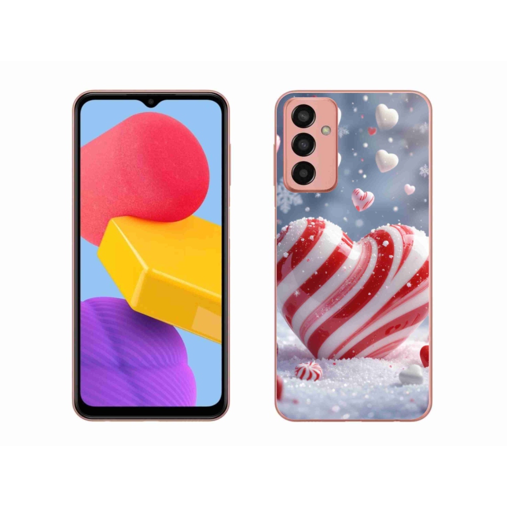 Gél borító mmCase Samsung Galaxy M13 készülékhez - édes szív