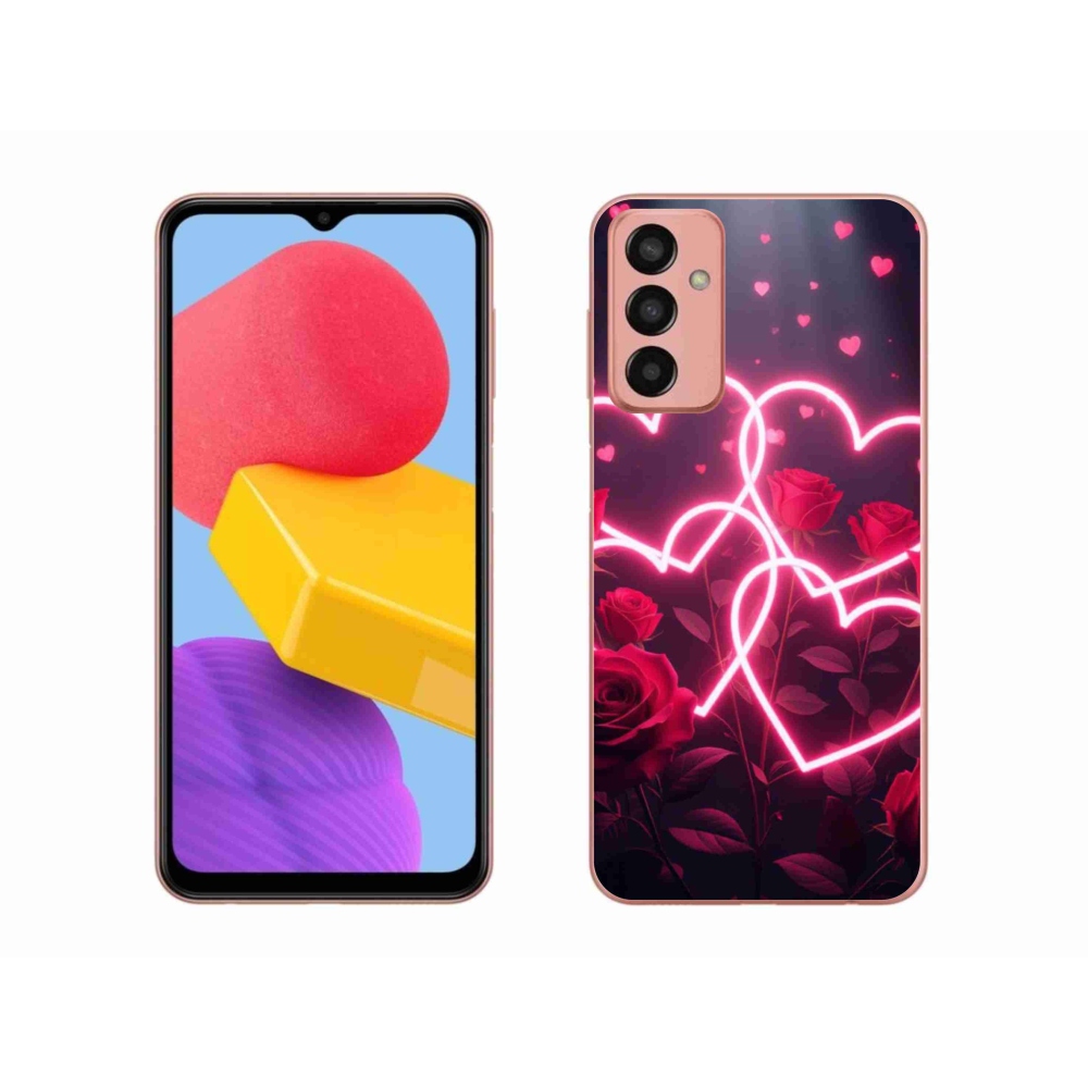 Gél borítás mmCase Samsung Galaxy M13 készülékhez - a szerelem szíve