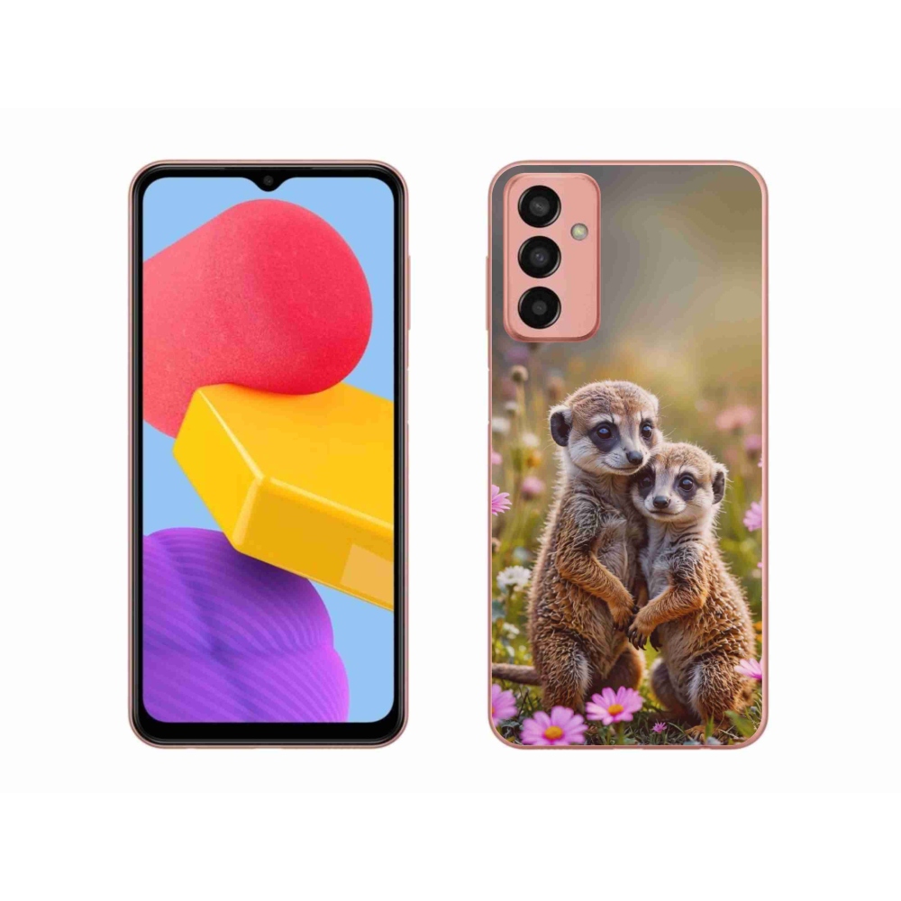 Gél borítás mmCase Samsung Galaxy M13 - szurikátás duóhoz