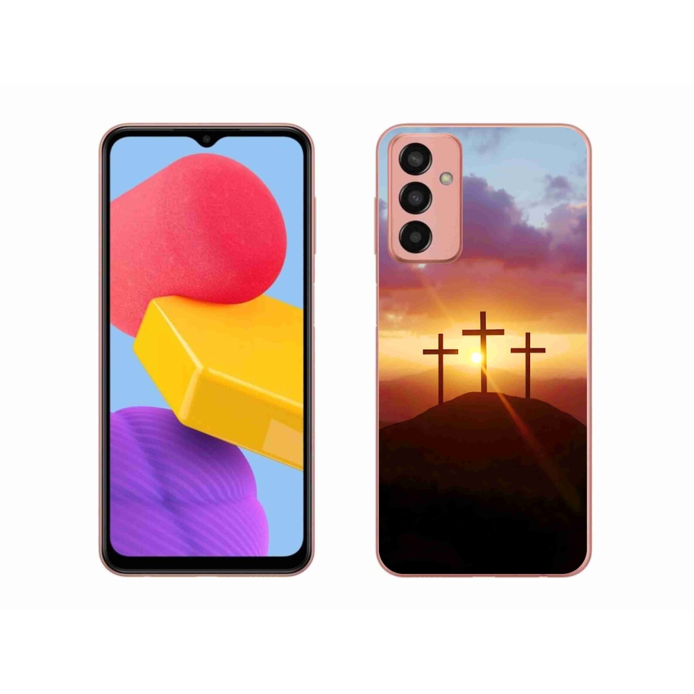 Gél borító mmCase Samsung Galaxy M13 készülékhez - három kereszt