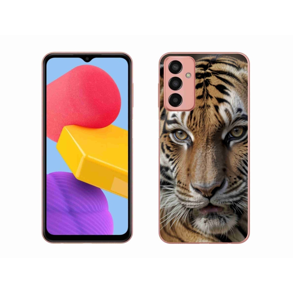 Gél borítás mmCase Samsung Galaxy M13 készülékhez - tigris nézet