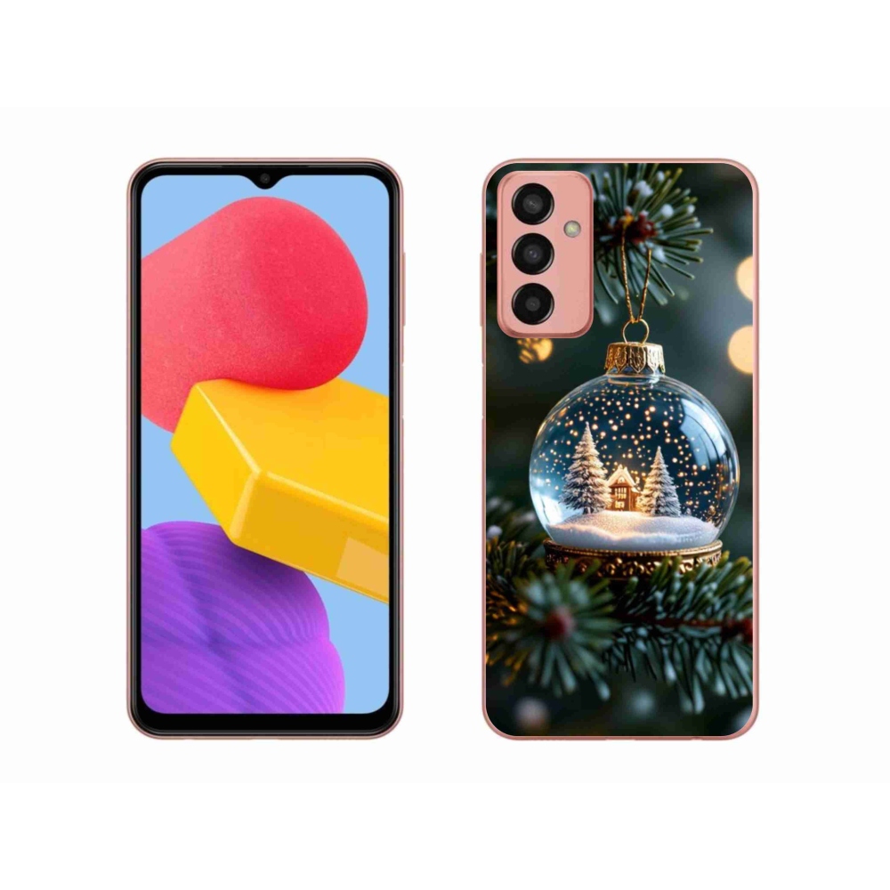 Gél borító mmCase Samsung Galaxy M13 - Karácsonyi gömbök 2