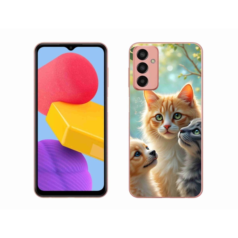 Gél borító mmCase Samsung Galaxy M13 - állati barátság 2