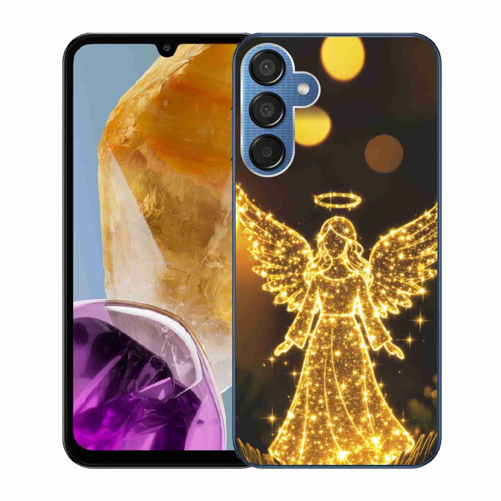 Gél védőhuzat mmCase Samsung Galaxy M15 5G - angyal