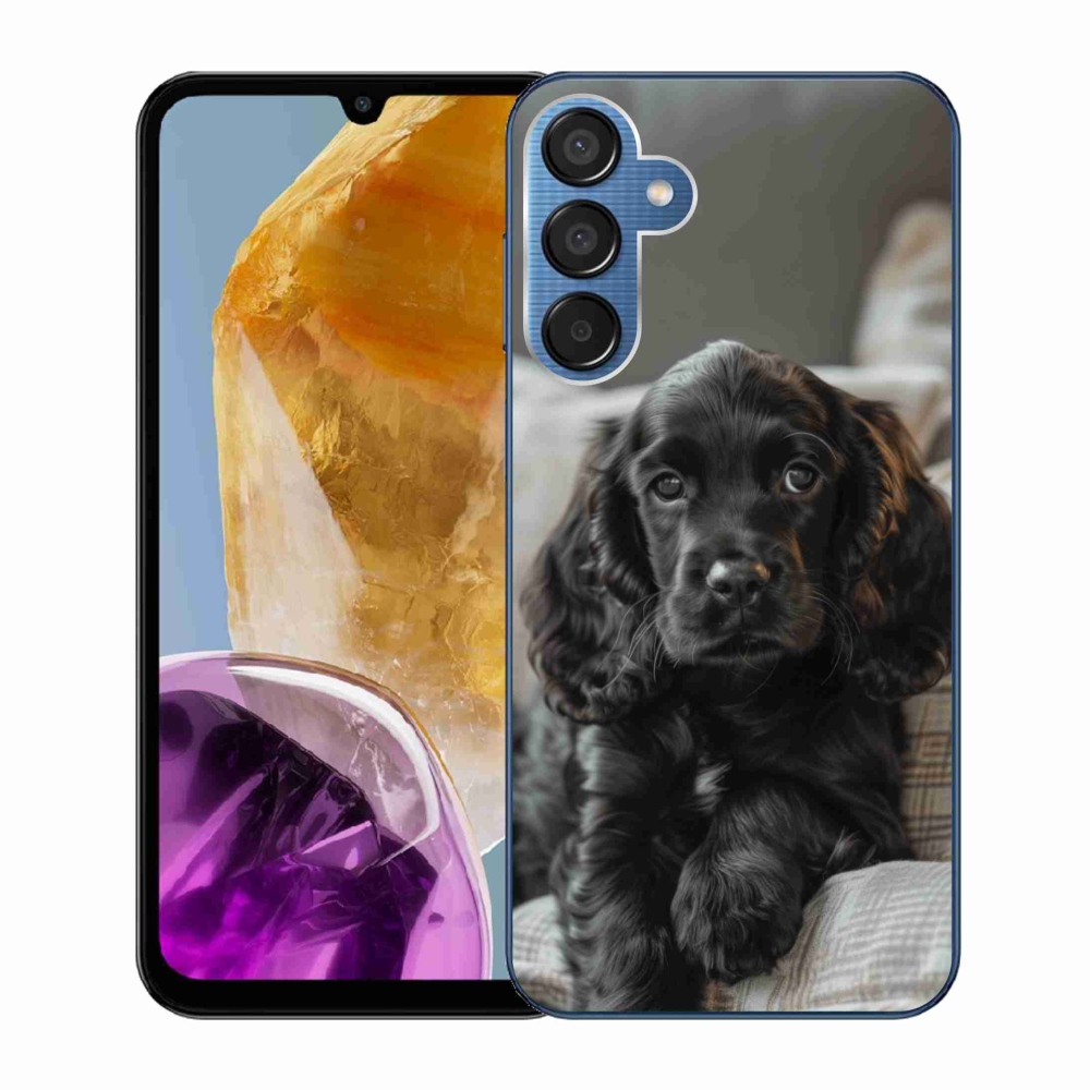 Zselés borítás mmCase Samsung Galaxy M15 5G - angol cocker spániel számára