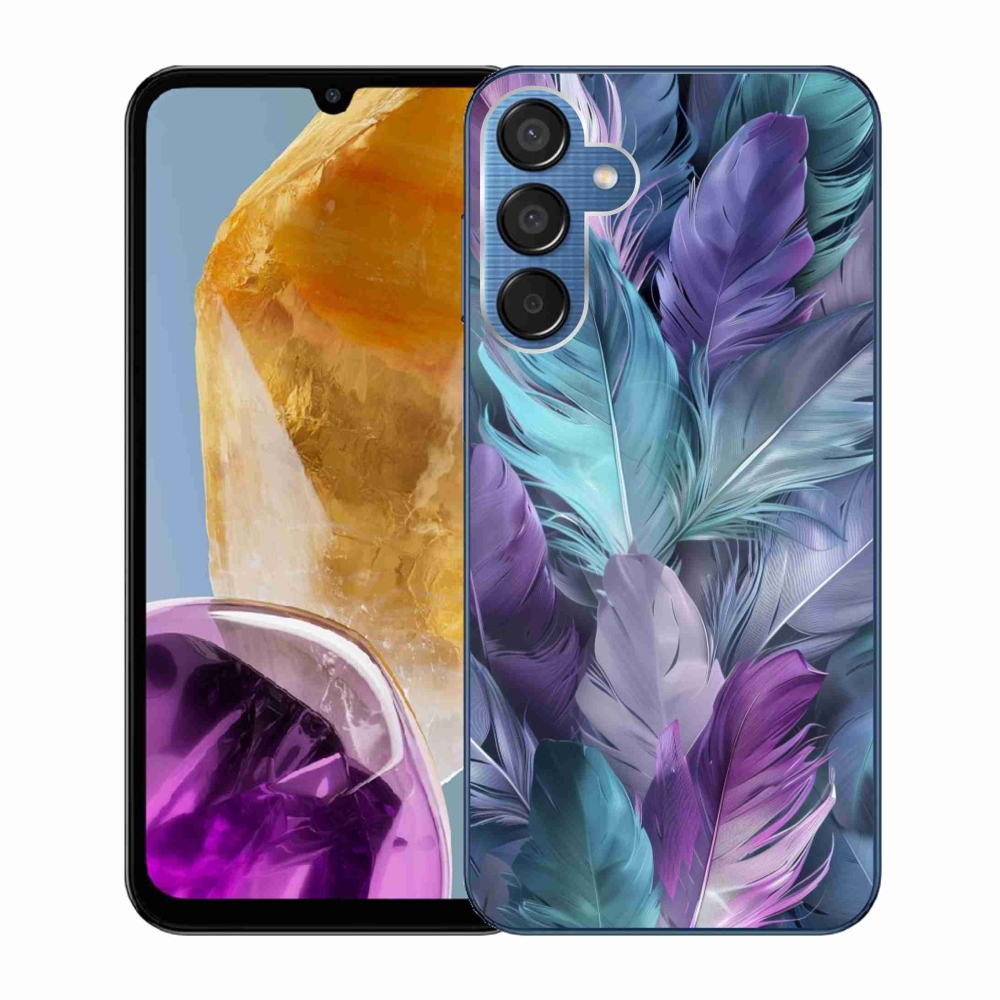 Zselés borítás mmCase Samsung Galaxy M15 5G - színes toll 2