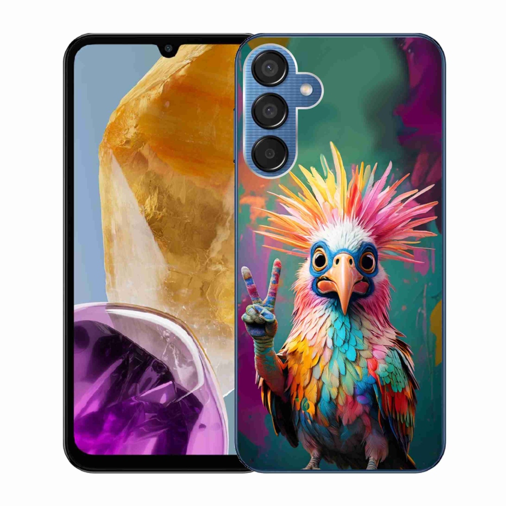 Zselés borítás mmCase Samsung Galaxy M15 5G - színes lázadó