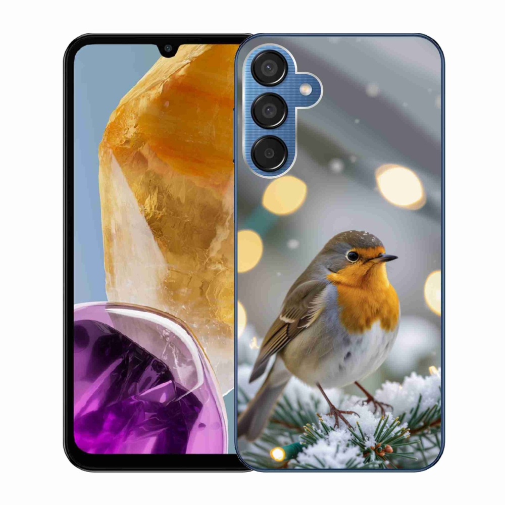 Gél borítás mmCase Samsung Galaxy M15 5G - téli pír