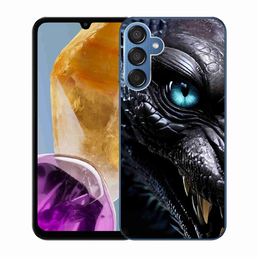 Zselés borítás mmCase Samsung Galaxy M15 5G - sárkány nézet