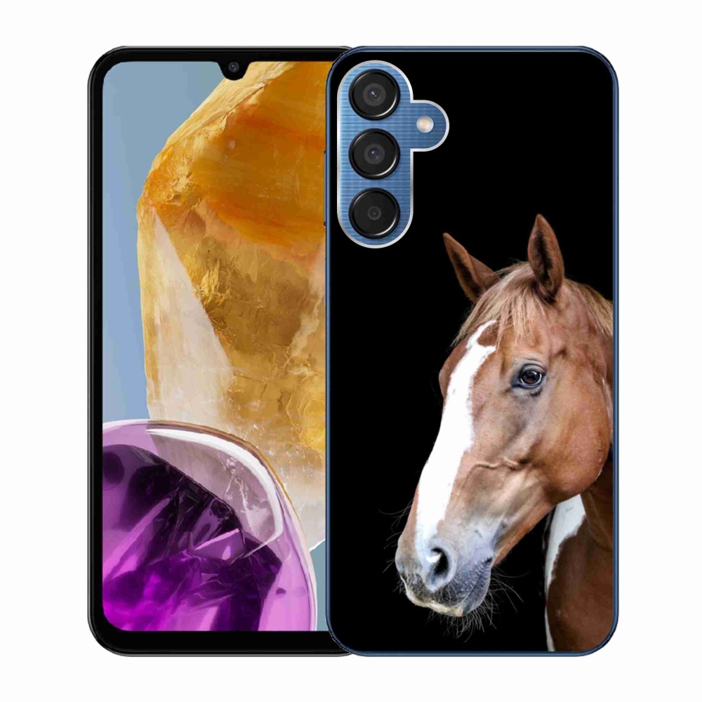 Zselés borítás mmCase Samsung Galaxy M15 5G - barna ló 3