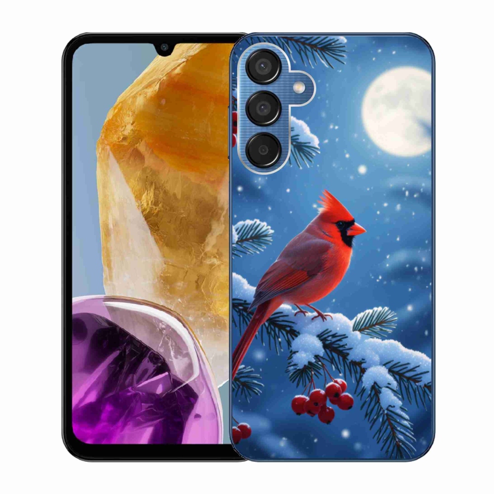 Zselés borítás mmCase Samsung Galaxy M15 5G - bíborvörös