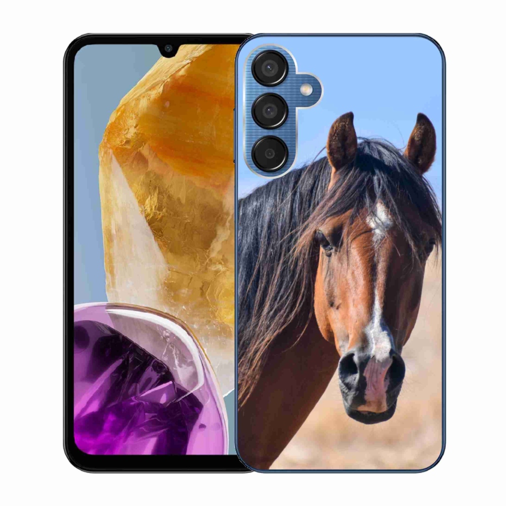 Zselés borítás mmCase Samsung Galaxy M15 5G - nyugodt ló