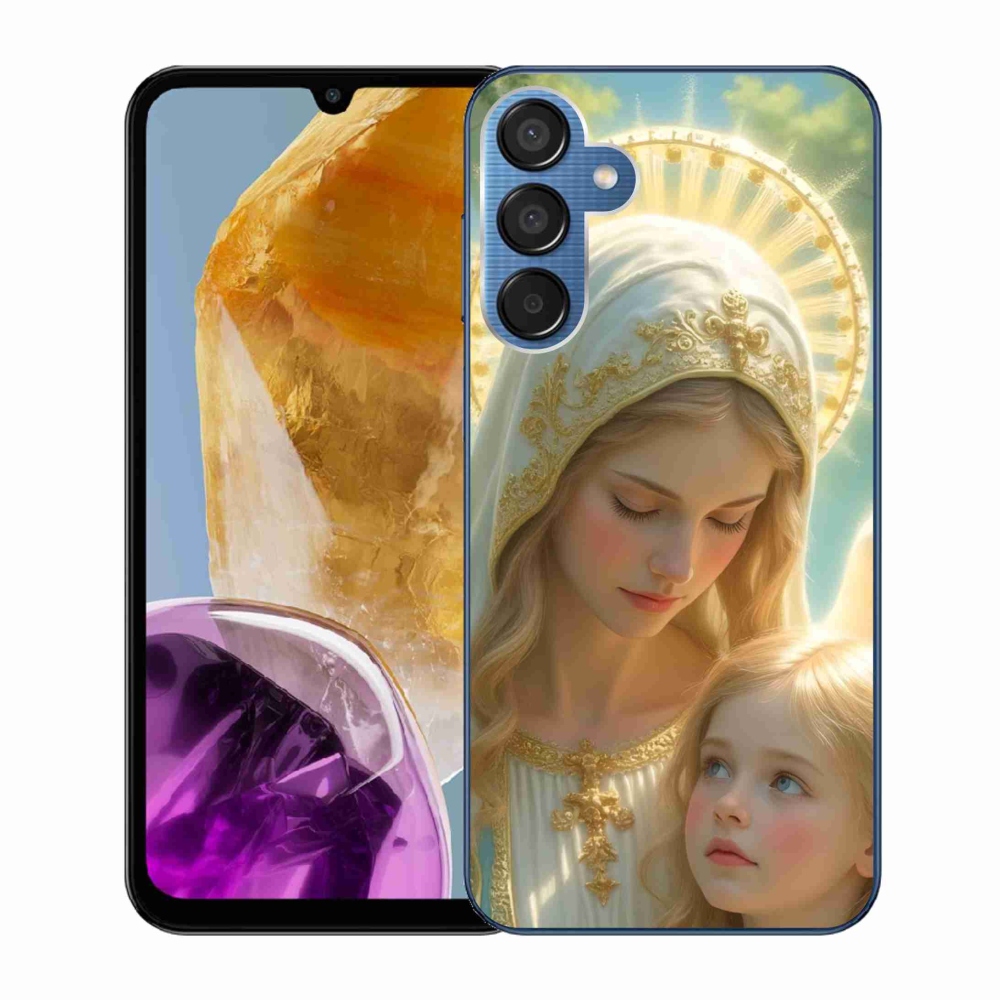 Zselés borítás mmCase Samsung Galaxy M15 5G - vallási motívum 2