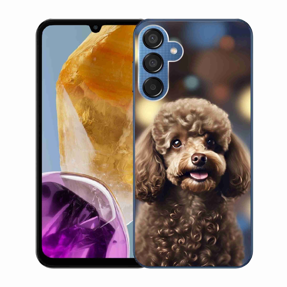 Gél védőhuzat mmCase Samsung Galaxy M15 5G - aranyos uszkár