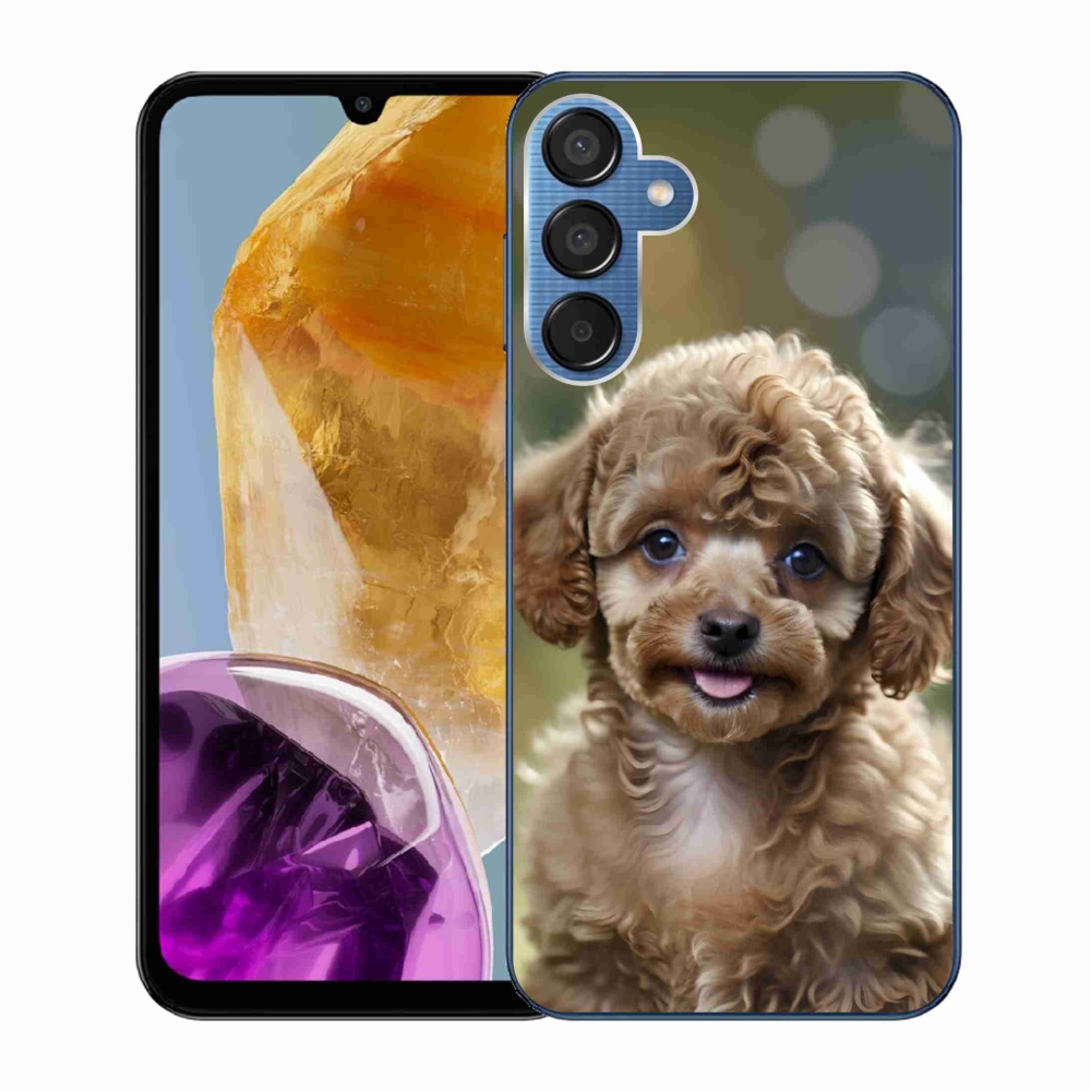 Gél védőhuzat mmCase Samsung Galaxy M15 5G - aranyos uszkár