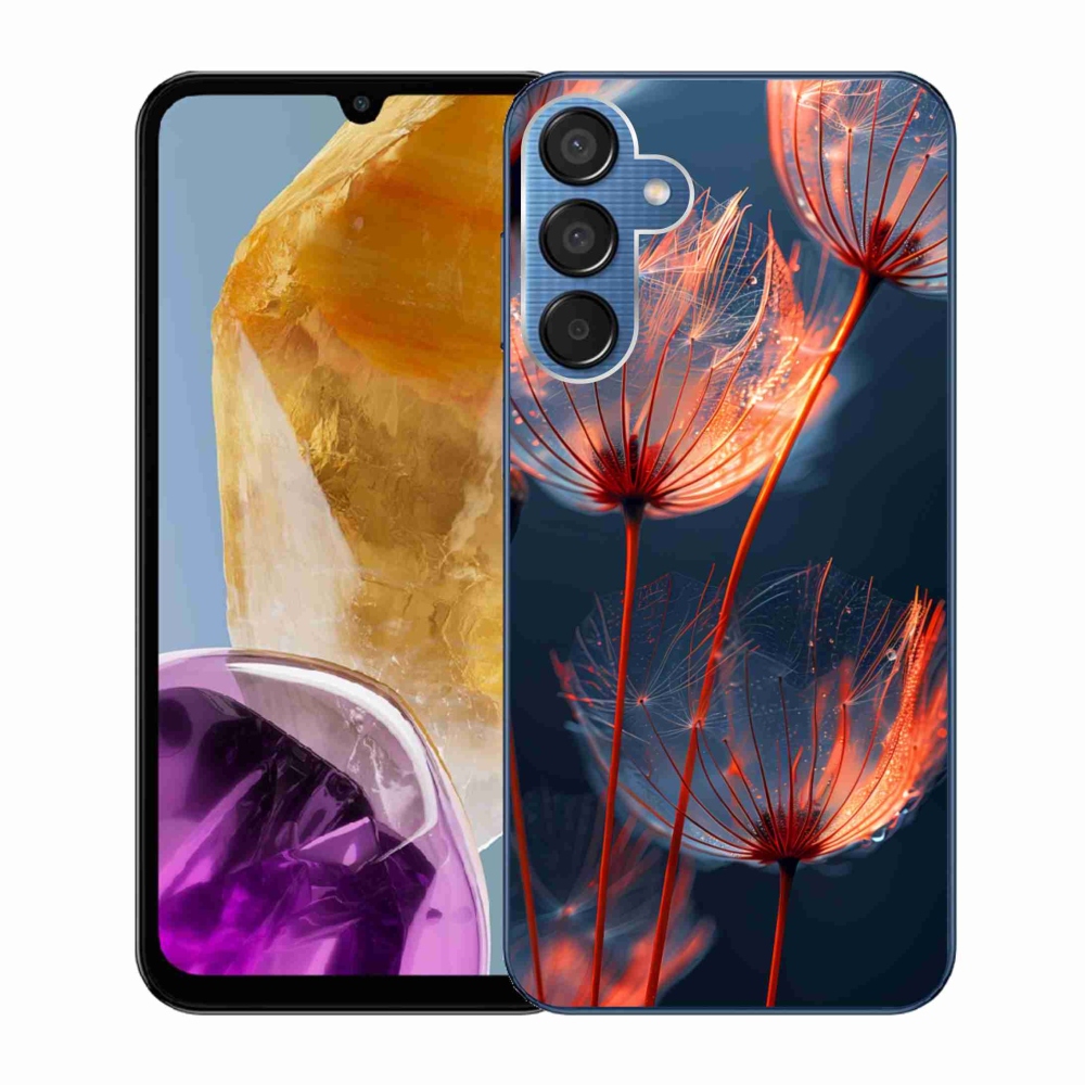 Zselés borítás mmCase Samsung Galaxy M15 5G - világító pehely