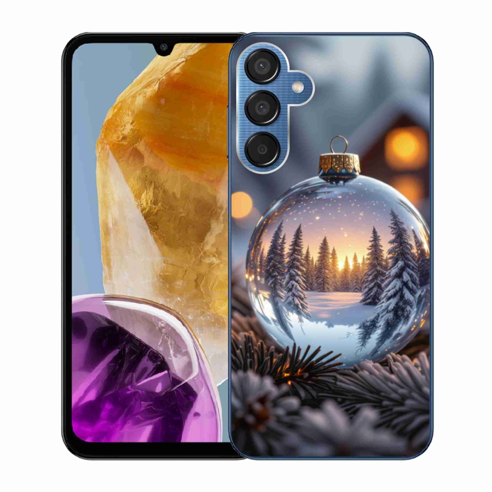 Gél borítás mmCase Samsung Galaxy M15 5G - Karácsonyi dekoráció