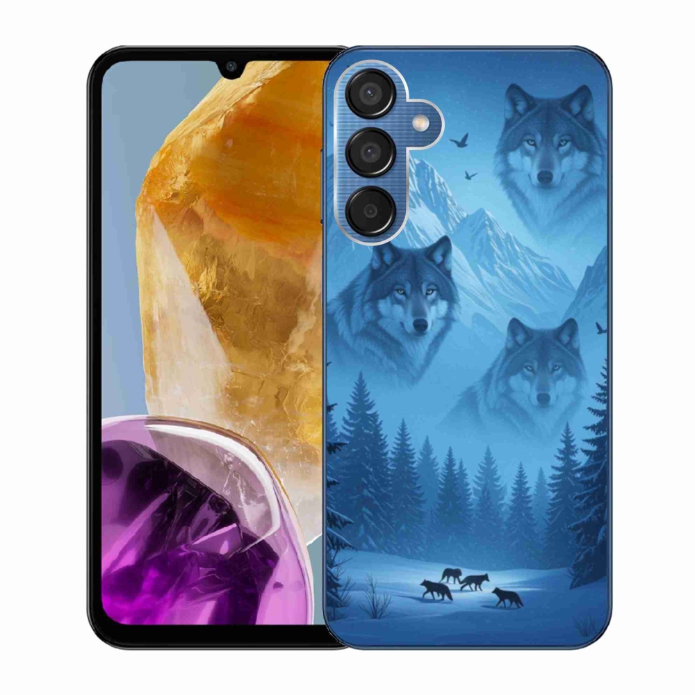 Gél védőhuzat mmCase Samsung Galaxy M15 5G - farkas csomag
