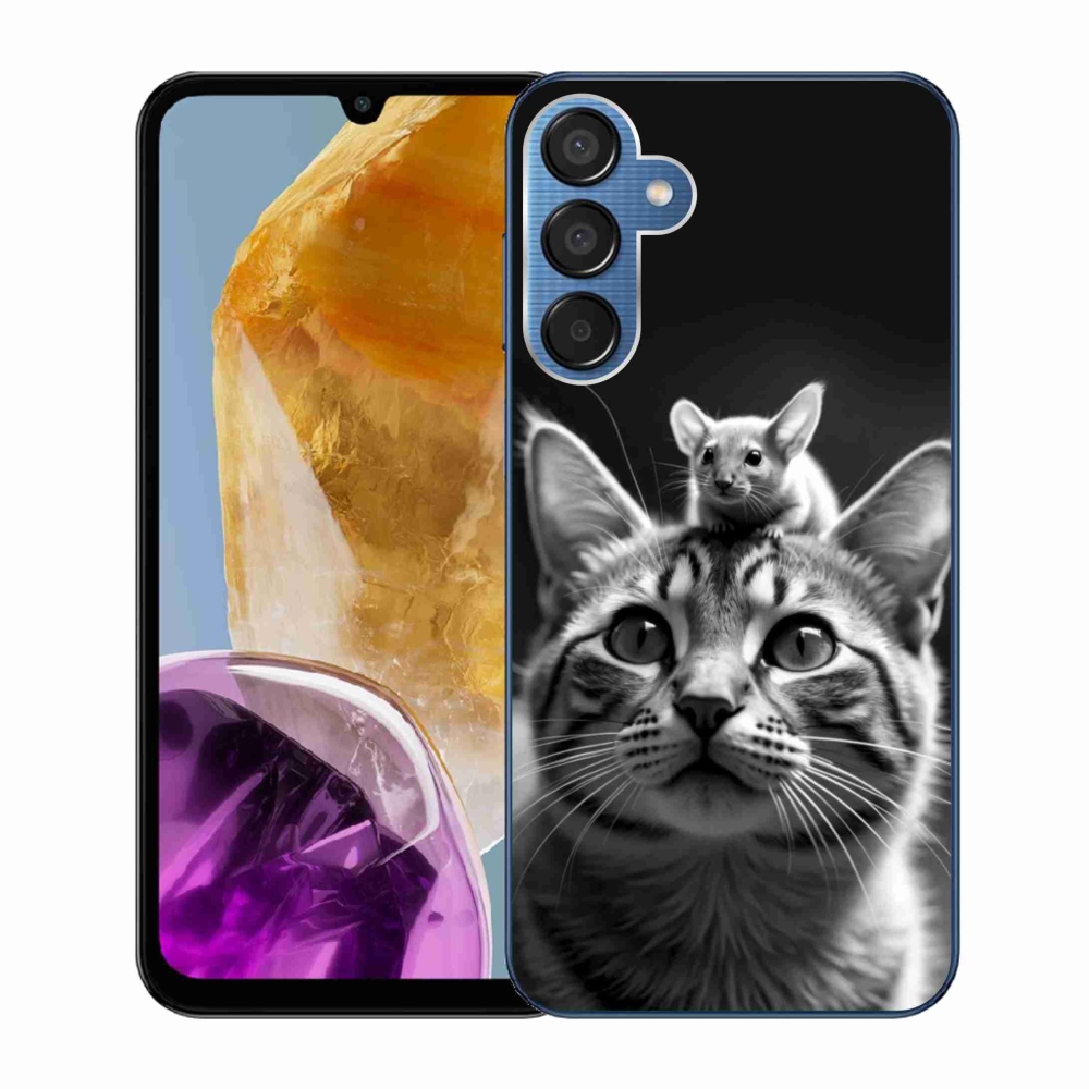 Gél borító mmCase Samsung Galaxy M15 5G - állatbarátság 2