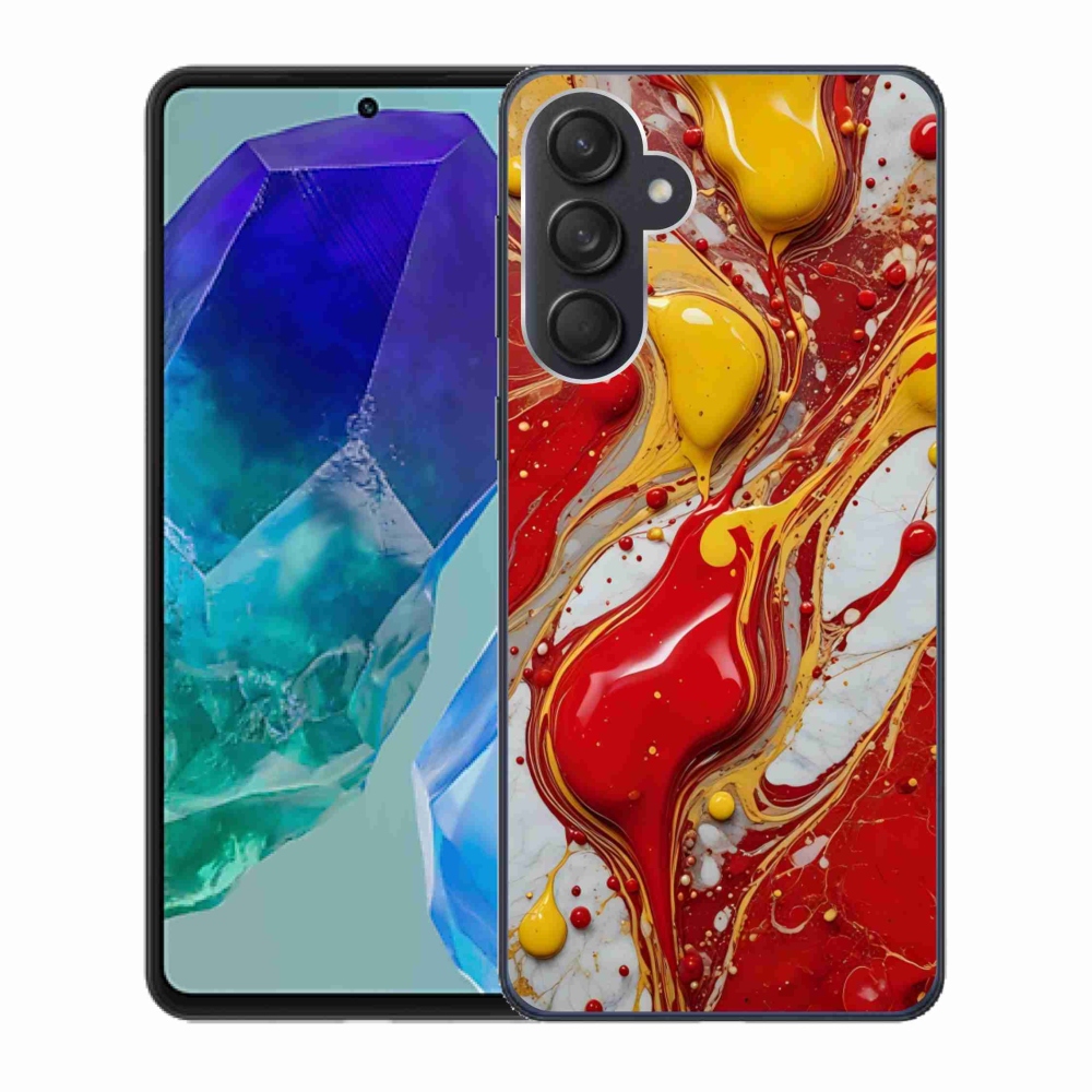 Gél borítás mmCase Samsung Galaxy M55 5G - absztrakt motívum 42