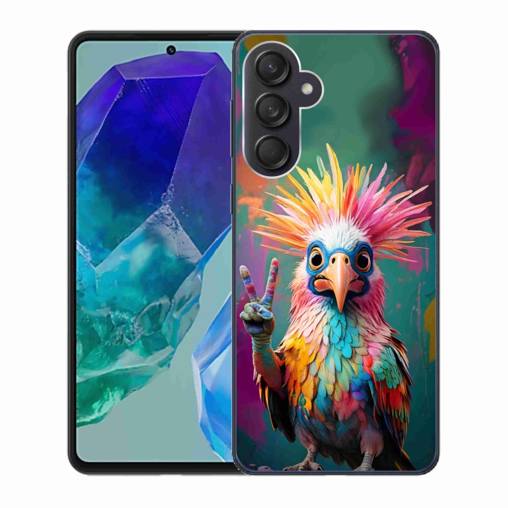 Zselés borítás mmCase Samsung Galaxy M55 5G - színes lázadó