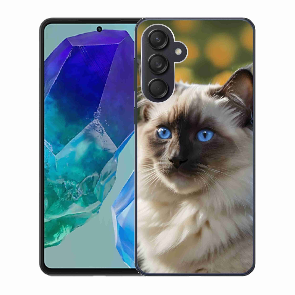 Gél védőhuzat mmCase Samsung Galaxy M55 5G - fehér rongybaba