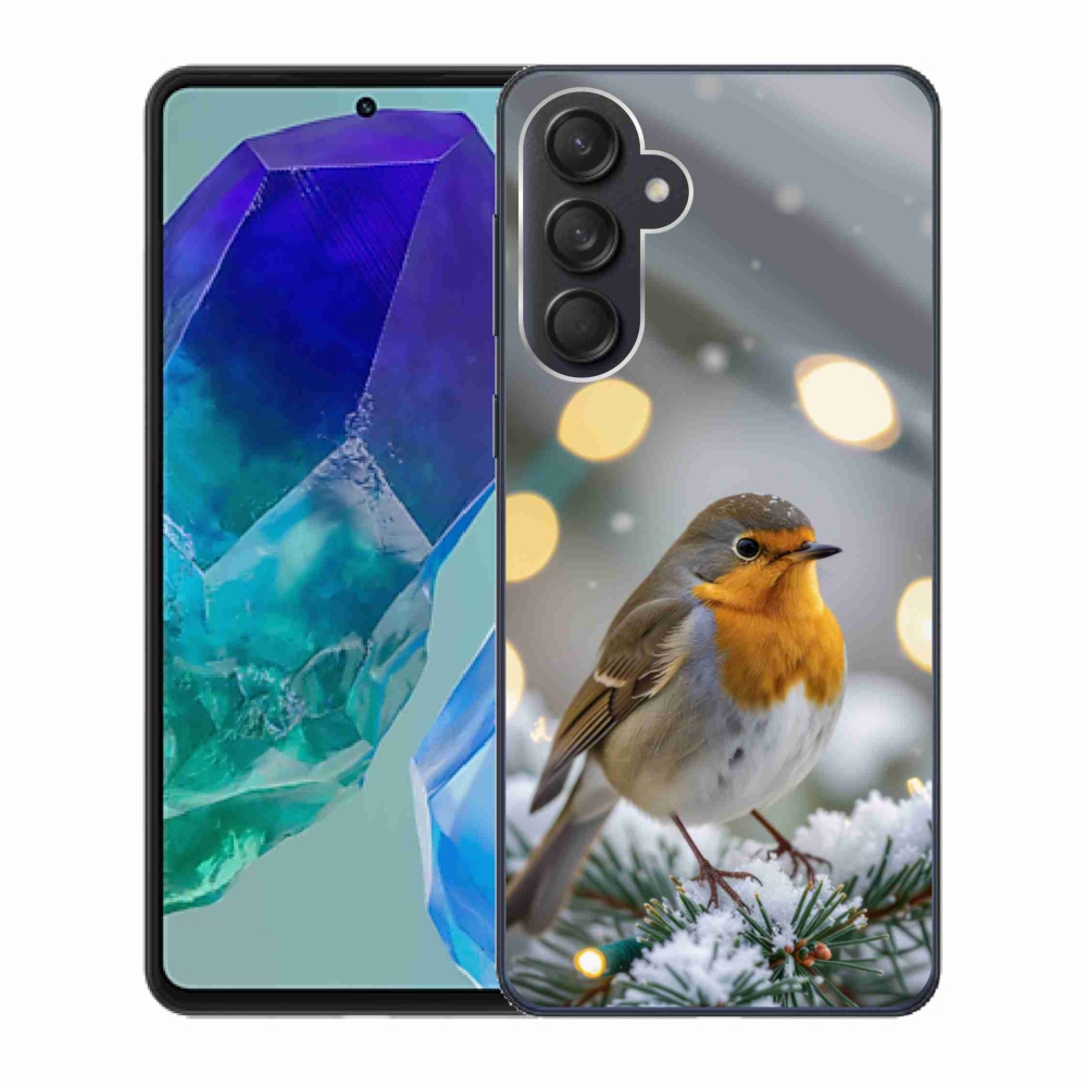 Gél borítás mmCase Samsung Galaxy M55 5G - téli pír