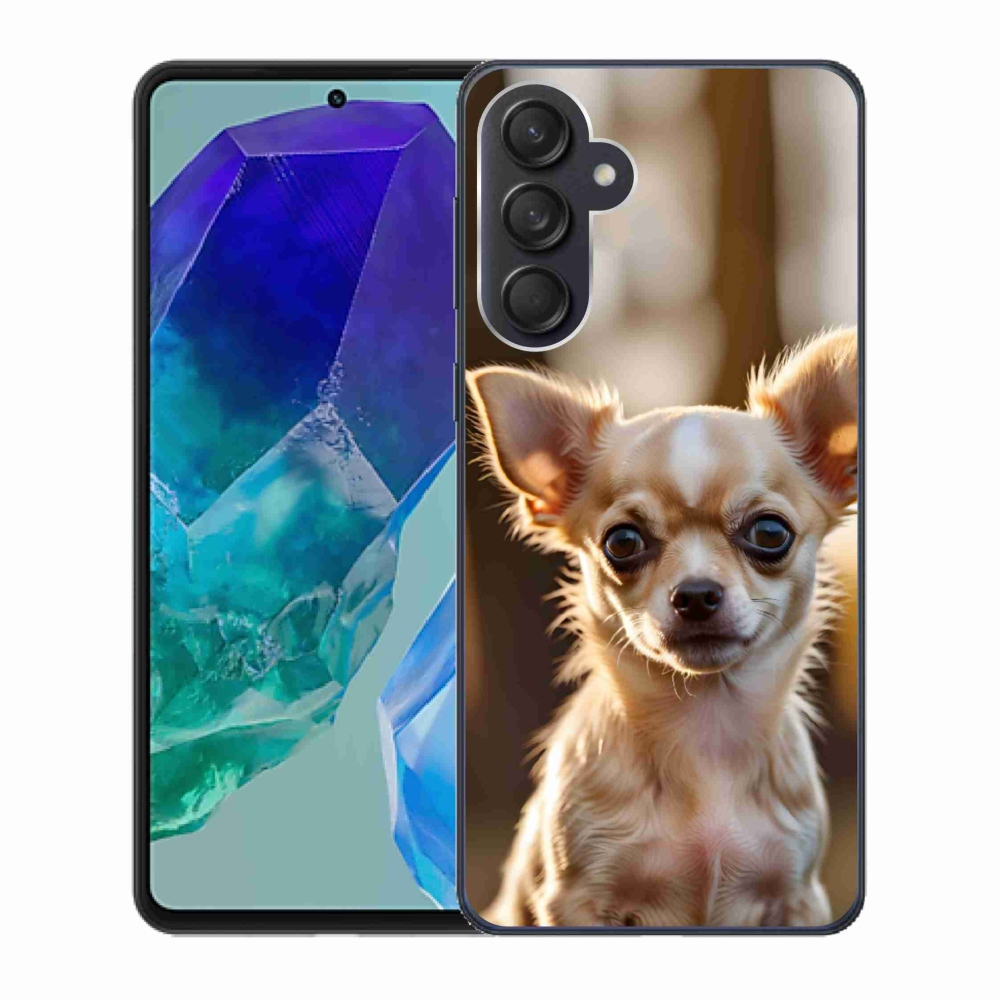 Gél borítás mmCase Samsung Galaxy M55 5G - chihuahua 6