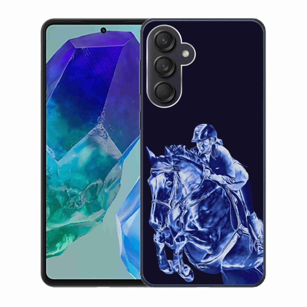 Zselés borító mmCase Samsung Galaxy M55 5G - versenylóhoz