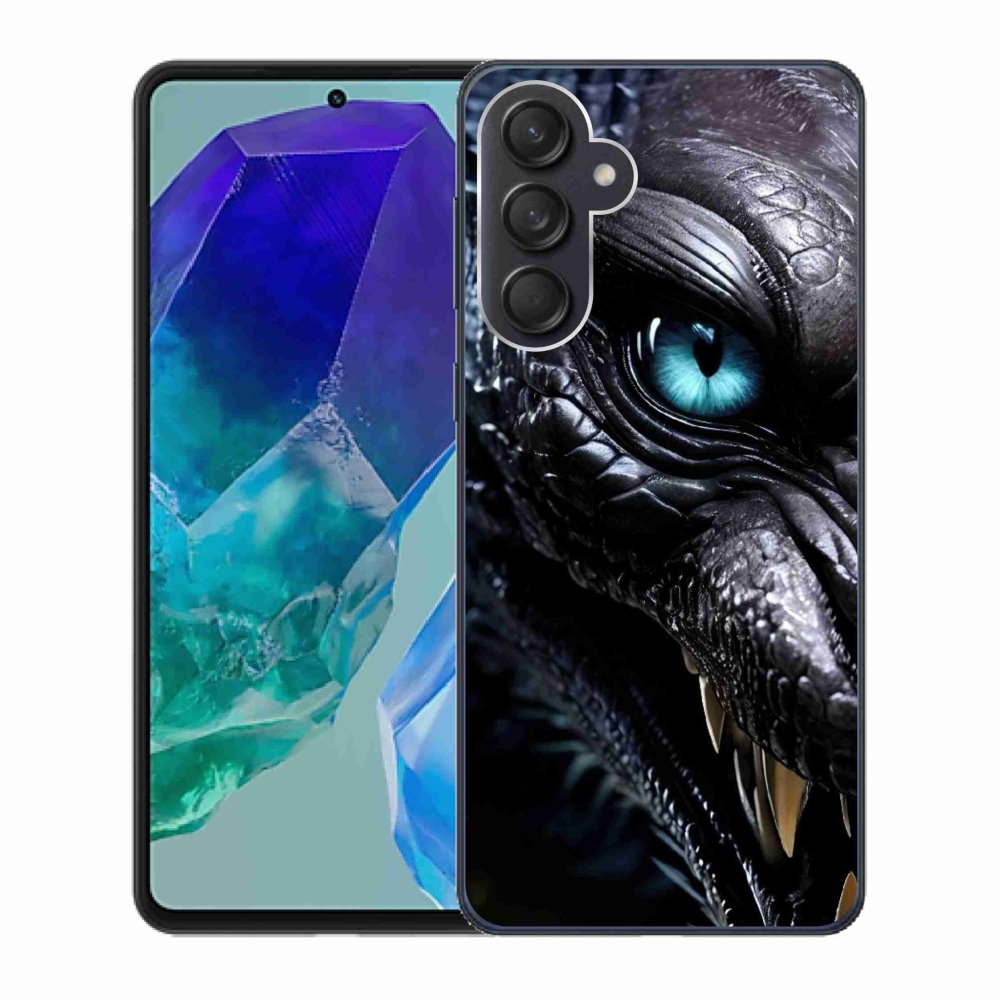Zselés borítás mmCase Samsung Galaxy M55 5G - sárkány nézet