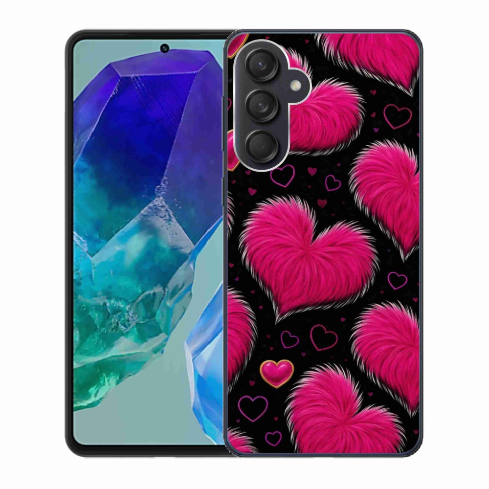 Gél borító mmCase Samsung Galaxy M55 5G - puha szív - Samsung Galaxy M55 5G - puha szív