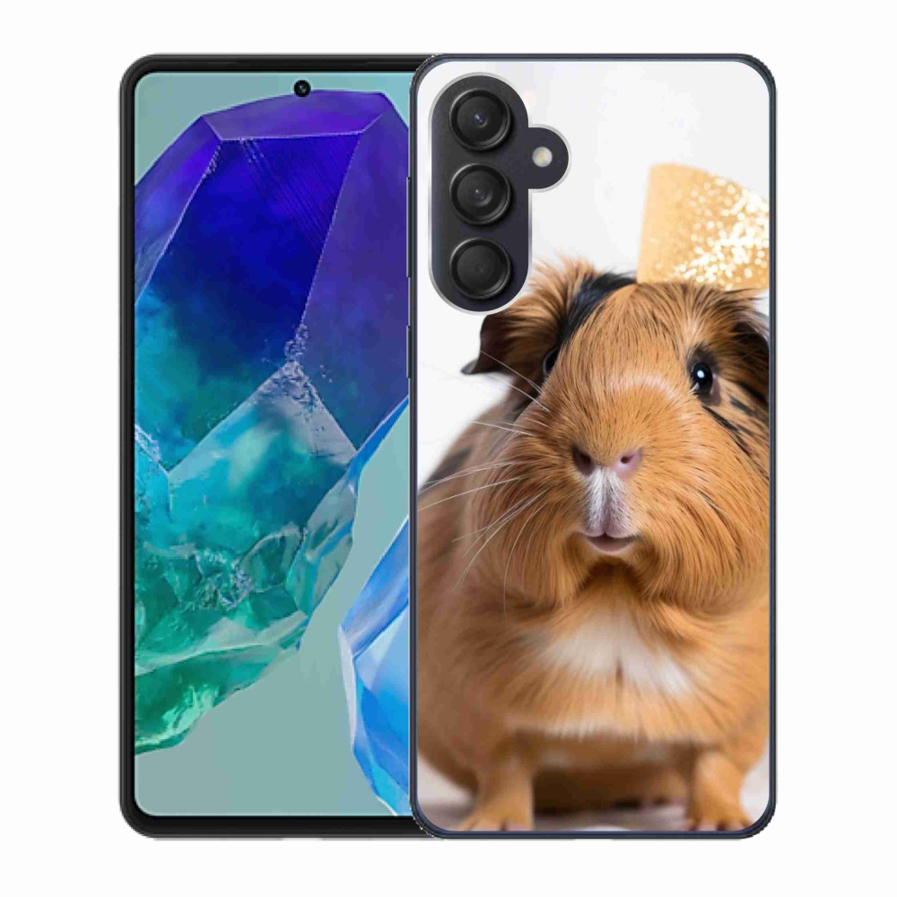 Zselés borítás mmCase Samsung Galaxy M55 5G - barna tengerimalachoz