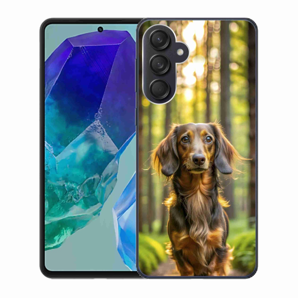 Zselés borítás mmCase Samsung Galaxy M55 5G - tacskó 4