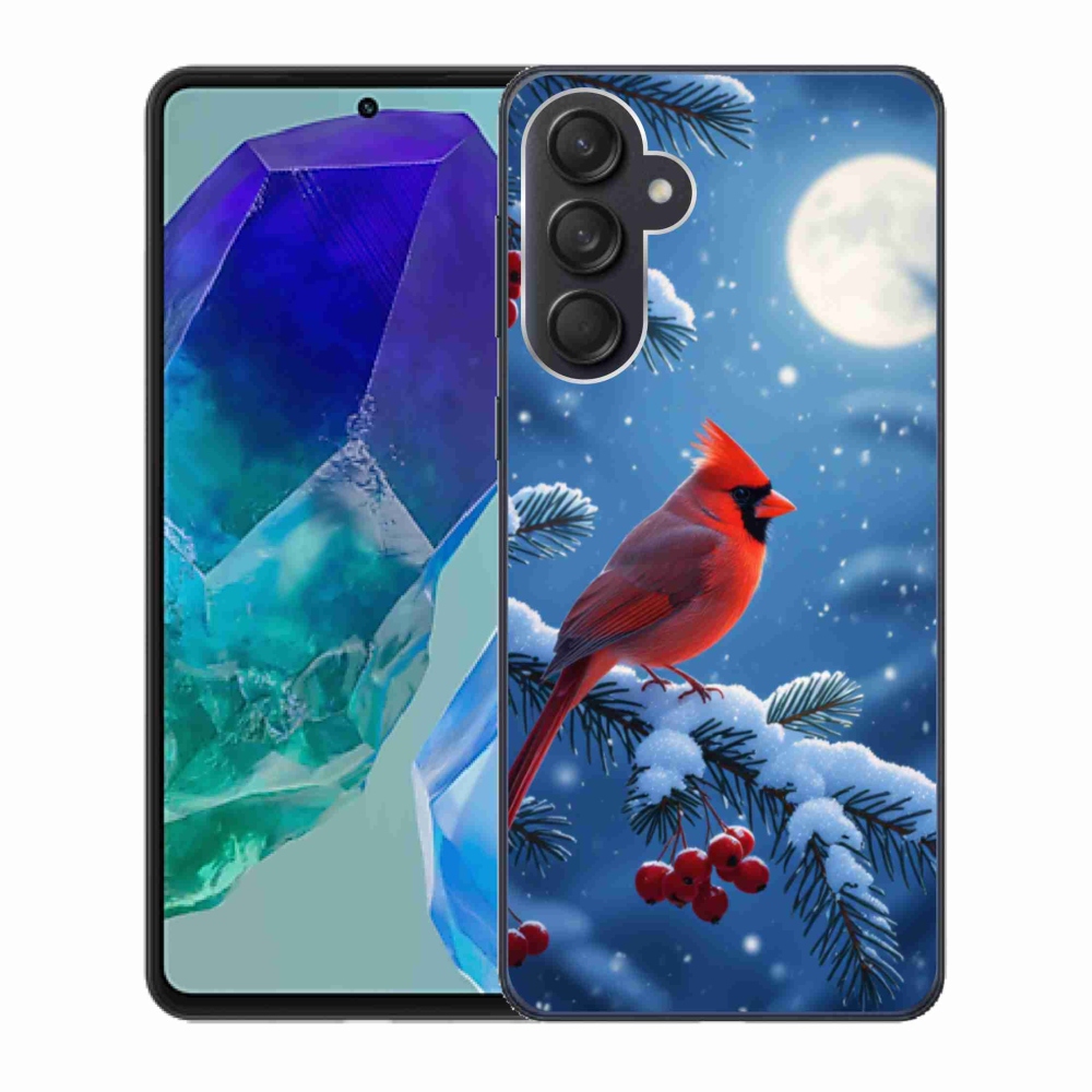 Gél védőhuzat mmCase Samsung Galaxy M55 5G - bíborvörös