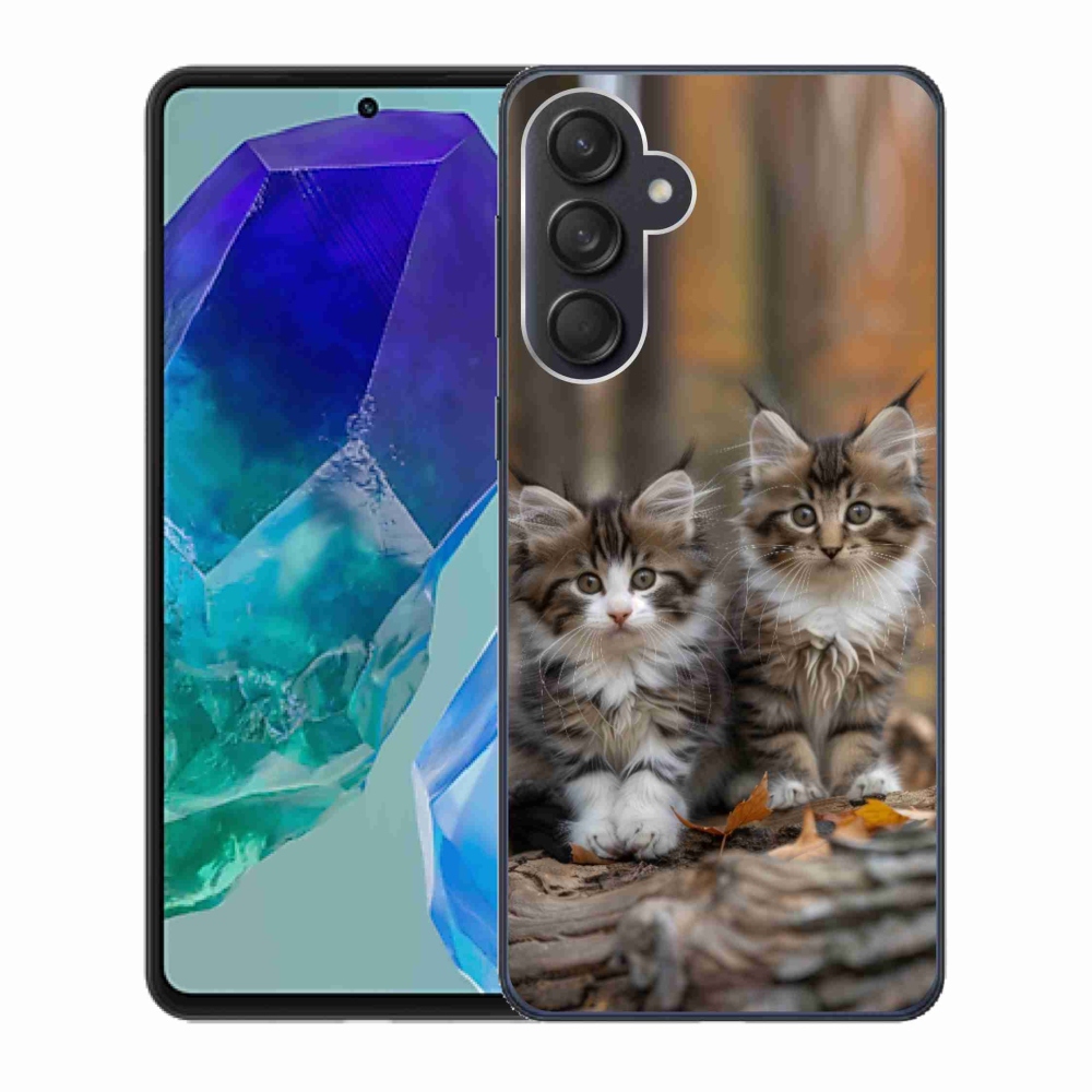 Zselés borítás mmCase Samsung Galaxy M55 5G - cat duo 3