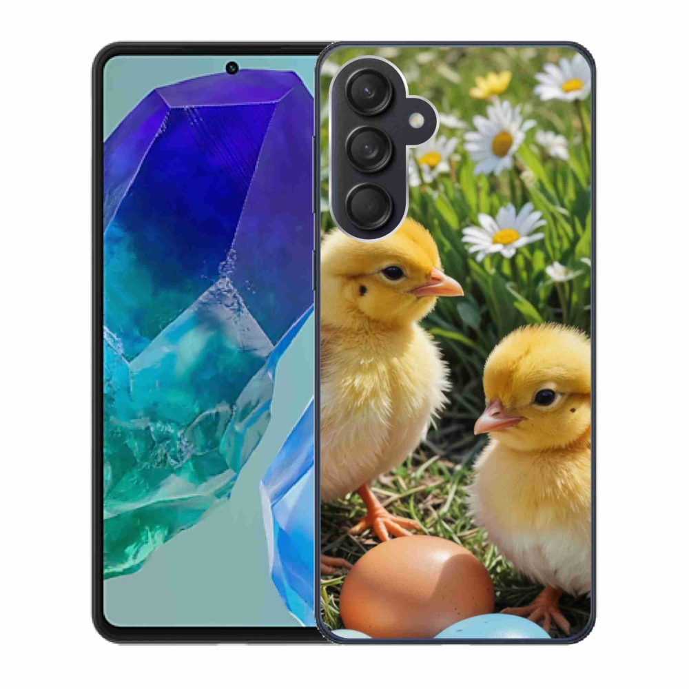 Zselés borítás mmCase Samsung Galaxy M55 5G - csirkékhez