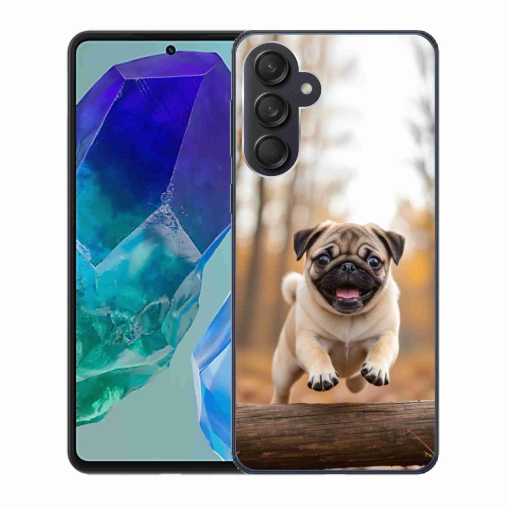 Gél védőhuzat mmCase Samsung Galaxy M55 5G - mopsz 2